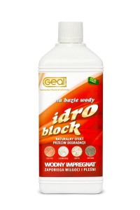 GEAL IDROBLOCK 1L do impregnacji kamienia naturalnego, klinkieru, płytek gipsowych, betonu